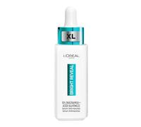 L'Oréal Paris Bright Reveal Serum Anti-manchas, Para Todo Tipo de Piel, Manchas Oscuras Reducidas, Con Niacinamida y Ácido Aminosulfónico, Formato XL