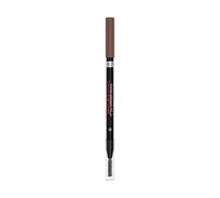 L'Oréal Paris Brow Artist Design Lápiz de Cejas, 303 Castaño Oscuro | Define y Rellena, Acabado Preciso y Natural, Cremosa, Alta Pigmentación, Cepillo para Peinar y Difuminar, Brow Artist
