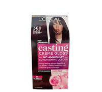L'Oreal Paris Casting Cream Gloss Conditioning Colour 360 Black Cherry - 3 unidades