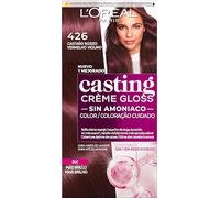 L'Oreal Paris Casting Crème Gloss Coloración Sin Amoniaco, Tono: 426 Castaño Rojizo