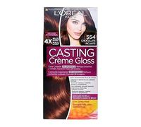 L'Oreal Paris Casting Crème Gloss Coloración Sin Amoniaco, Tono: 554 Chocolate
