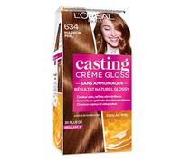 L'Oréal Paris Casting Crème Gloss Coloration Ton Sur Ton Sans Ammoniaque 6.34 Marron Miel