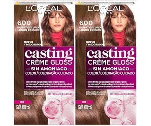 L'Oreal Paris Casting Creme Gloss Tinte para Cabello, Rubio oscuro, 1 Unidad (Paquete de 2)
