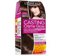 L'Oréal Paris Casting Creme Gloss, tratamiento colorante para el cabello, sin amoniaco para una fragancia agradable. Marron Chocolat 515