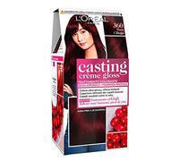 L'Oréal Paris Casting Creme Gloss, tratamiento colorante para el cabello, sin amoniaco para una fragancia agradable. Nero Ciliegia 360