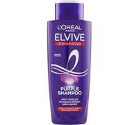 L'Oréal Paris Champú antiamarillo Color Vive Purple, champú antiamarillo para cabellos aclarados, rubios, decolorados y grises, 200 ml