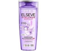 L'Oréal Paris - Champú hidratante para cabello seco y cansado - Hidratación 72H - Brillo - Con ácido hialurónico - Elseve Hyaluron Repulp - 300 ml