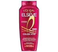 L'Oréal Paris - Champú para protección del color - Protección del color hasta 10 semanas - Para todo tipo de cabellos teñidos o con mechas, enriquecido con peonía y filtro UV, Elseve Color-Vive