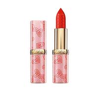 L'Oréal Paris MakeUp Edición Limitada 2021 Je T'Aime Color Riche Pintalabios Color Riche con corazones en relieve, color completo, acabado satinado, 125 Maison Marais - 200 g