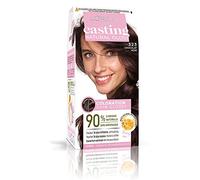 L'ORÉAL Paris - Coloración permanente - Color ultra brillante - Sin amoniaco - 90% de ingredientes de origen natural - Casting Natural Gloss - Tono: Chocolate negro (323)