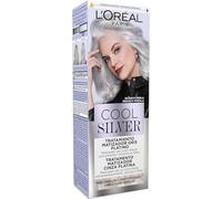 L'Oréal Paris Cool Silver Tratamiento Matizador Gris Platino, Tono Blanco Perla, Para Cabellos Claros Con Canas. Tinte coloración de pelo sin amoníaco