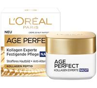 L'Oréal Paris - Cuidado de noche reafirmante para pieles maduras, antiedad hidratante contra manchas de la edad, con fragmentos de colágeno Age Perfect Pro, 50 ml