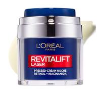 L'Oreal Paris Dermo Expertise Revitalift Laser Pressed Crema de Noche Con Retinol Y Niacinamida, 50 ml (Paquete de 1)