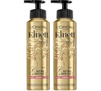 L'Oréal Paris Elnett - Espuma fortalecedora para volumen y sujeción extrafuerte, protección contra el calor y peinado, crema de mousse, 1 x 200 ml (Paquete de 2)
