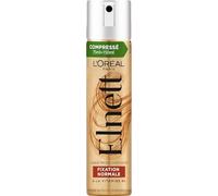 L'Oréal Paris Elnett - Laca de fijación normal (24 horas, indetectable | Enriquecido Vitamina B5, protege la humedad agresiones, movimiento natural brillante, elimina el cepillado