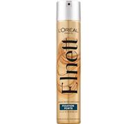 L'Oréal Paris Elnett Satin Laca Fijación Forte 48H Vitamina B5 300 ml | Difusión ultra fina, mantiene suave sin residuos, protege de la humedad, movimiento natural brillante