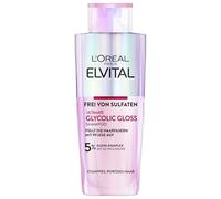 L'Oréal Paris Elvital Glycolic Gloss Champú para cabello opaco y opaco, acondicionador y alisado del cabello, sellador para mejorar la calidad del cabello, regenerador, con ácido glicólico, 200 ml