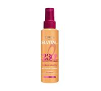 L'Oréal Paris Elvital - Spray de protección contra el calor para cabello largo y liso, tratamiento sin encrespamiento, sin enjuague, con vitaminas y aceite de ricino, longitud de ensueño derrota el