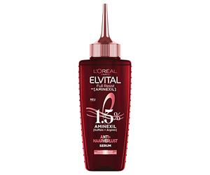 L'Oréal Paris Elvital Suero contra la caída del cabello por rotura, Para cabello débil y quebradizo, Con 1,5% de Aminexil, cafeína y arginina, Fluido capilar Full Resist anti-caída, 1 x 102 ml