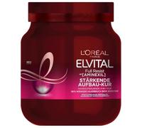 L'Oréal Paris Elvital Tratamiento capilar contra la caída del cabello, sin parabenos ni siliconas, para cabello sin fuerza, con biotina, provitamina B5 y arginina, Full Resist Multi Power Kur, 1 x 680