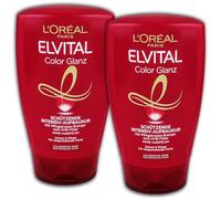 L'Oreal Paris Elvital - Tratamiento de construcción instantánea para un cuidado intensivo para una protección duradera del color, 2 unidades de 125 ml