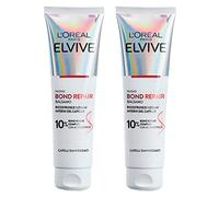 L'Oréal Paris Elvive Bond Repair Acondicionador para cabello dañado, fórmula reconstruida y fortalecida con 10% de ácido cítrico - 2 botellas de 150 ml