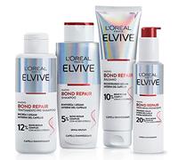 L'Oréal Paris Elvive Bond Repair Kit con prechampú, acondicionador y sérum sin enjuague, para cabello dañado, recrea los enlaces internos del cabello, con ácido cítrico