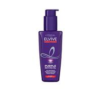 L'Oreal Paris Elvive Color Protect Purple Anti-Brassiness Hair Oil para cabello castaño, rubio y gris con mechas 100 ml