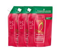 L'Oréal Paris Elvive Color Vive Pack 3 Champú Protector para pelo teñido refill 500ml