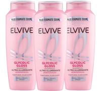 L'Oreal Paris Elvive Glycolic Gloss - Champú ultraaclarador con ácido glicólico, 300 ml, para cabello opaco o opaco (3)