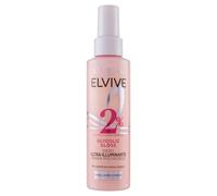 L'Oréal Paris Elvive Glycolic Gloss Serum para cabello brillante y suave hasta 72 h, efecto espejo, enriquecido con ácido glicólico, sin silicona, 150 ml