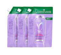 L'Oréal Paris Elvive Hidra Hialurónico Champú 72h de Hidratación, Pack x3 | Champú con Ácido Hialurónico*, Hidratación Al Instante durante 72h, Para Cabello Deshidratado, Textura Ligera