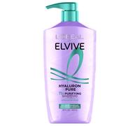 L'Oreal Paris Elvive Hyaluron + Pure 72H Champ purificante para cabello graso Champ aclarante con cido saliclico y cido hialurnico 28 onzas