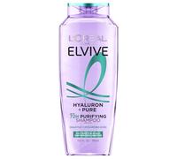 L'Oréal Paris Elvive Hyaluronic Pure Champú para piel y raíces grasas, longitudes deshidratadas