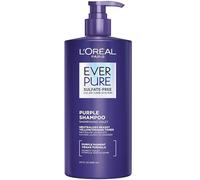 L'Oréal Paris EverPure Sulfate Free Brass Toning Purple Shampoo for Blonde, Bleached, Silver or Brown Highlighted Hair, 23Fl; Oz (Packaging May Vary)