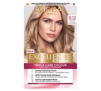 L'Oréal Paris – Coloración permanente Excellence Crème – Rubio 8.12 Natural Frosted Beige