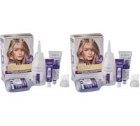 L'Oreal Paris Excellence Cool Creme Tinte Permanente, Aromático, Tono 8.11 Rubio Claro Ceniza, 260 g (Paquete de 2)