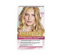 L'Oreal Paris Excellence Crema Color Triple Cuidado, Aromático, 8.03 Rubio Divino, 1 Unidad (Paquete de 1)
