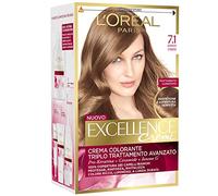 l'Oréal Paris Excellence Crema Colorante Triplo Trattamento Avanzato, 7.1 Biondo Cenere - 1 Pacco