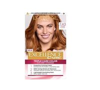 L'Oréal Paris Excellence Crema de coloración, 7.43 rubio cobre dorado, 1 unidad (1 unidad)