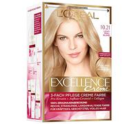 L'Oréal Paris Excellence Creme Coloration, 10,21 - rubio perla claro, 1 unidad