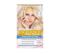 L'Oréal Paris – Tinte permanente Excellence Crème – hasta 8 semanas – Rubio natural claro Nº 01