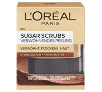 L'Oréal Paris - Exfoliante para rostro y labios, con azúcar y manteca de cacao, exfoliante de azúcar, 1 x 50 ml