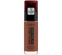 L'Oréal Paris - Fond de Teint Fluide Infaillible 24h Fresh Wear - Tous Types de Peaux - Teinte : Cacao (385) - 30 ml