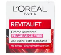 L'Oréal Paris Fragrance Free Revitalift - Crema facial para pieles sensibles, efecto reafirmante, acolchado e hidratante, enriquecido con proretinol y probiótico, 50 ml