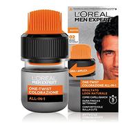 L'Oréal Paris Hombres Libro de Colorear Experto One-Twist Todo en Uno para Hombres, Resultado Natural, Aplicación Rápida y Fácil, Natural Brunet (02)