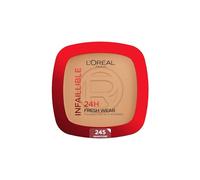 L'Oréal Paris Infaillible 24H Fresh Wear Base en Polvo, 245 Golden Honey | Cobertura Mate Suave, Fórmula de Líquido a Polvo, Textura Ligera, Fácil de Difuminar, Matifica la Piel, Infallible