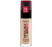 L'Oréal Paris, Base de maquillaje Líquida Infaillible 32h Fresh Wear, Para todo tipo de piel, Larga duración, cool rose, 30 ml