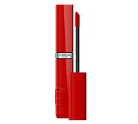L'Oréal Paris Pintalabios Líquido, Color Intenso de Larga Duración, No Transfiere, Acabado Brillante con Efecto Vinilo, Infaillible Laque Resistance, Tono 415 Red Bisou