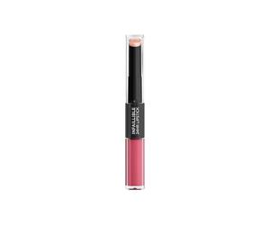 L'Oréal Paris Infaillible Pintalabios Permanente 24H, 804 Metro-Proof Rose | Color Intacto Sin Retoques, No Deja Marcas ni se Cuartea, con Ácido Hialurónico y Colágeno, Sistema en Dos Pasos, Infallible